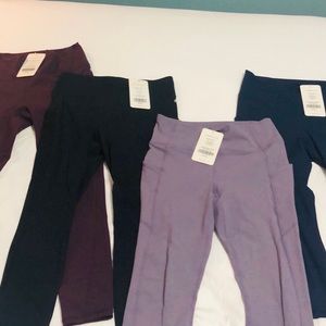 Fabletics leggings 4 pair